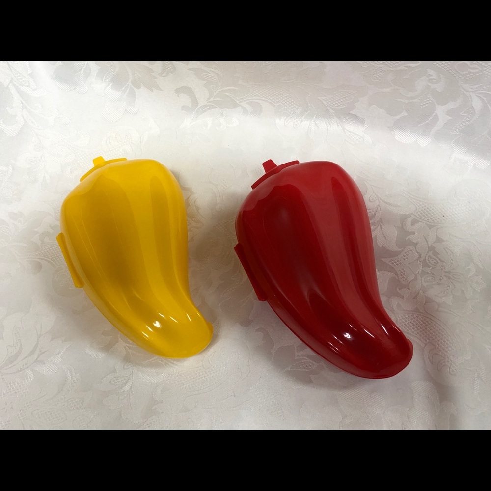 NWOT Tupperware Red & Yellow Chili Keeper (LAST one)